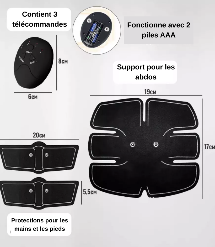 VELLOORA™ - Appareil pour muscler les abdos