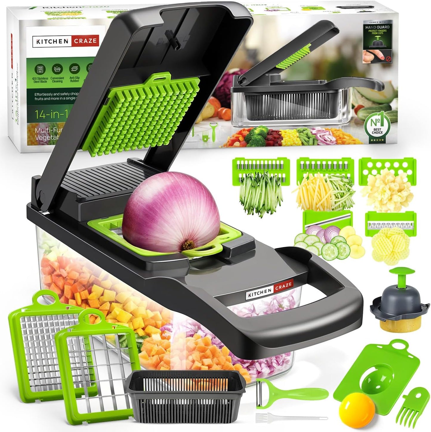 Hachoir De Cuisine Pour Légumes, Viande, Noix, Oignons, Etc