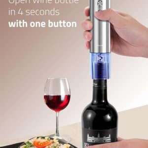 Tire-bouchon Électrique Sans Fil Pour Bouteilles De Vin - Facile À Utiliser